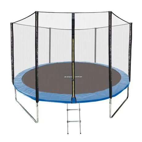 Батут GetActive Jump 10FT Outside синий с нижней сеткой и чехлом