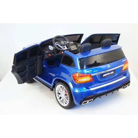 Электромобиль RiverToys Mercedes-Benz GLS63 4WD (синий глянцевый) - Фото 23
