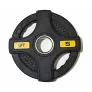 Штанга олимпийская OriginalFitTools 180 кг (диски с двумя хватами, черный гриф) - Фото 5