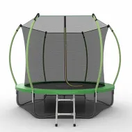 Батут с внутренней сеткой и лестницей EVO JUMP Internal 10ft (Green) + нижняя сеть