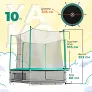 Батут с крышей Yamota SMART 305см (10ft) - Фото 10