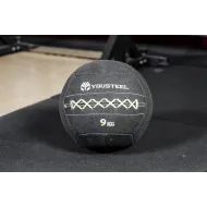 Мяч тренировочный Yousteel KEVLAR WALLBALL 9 кг