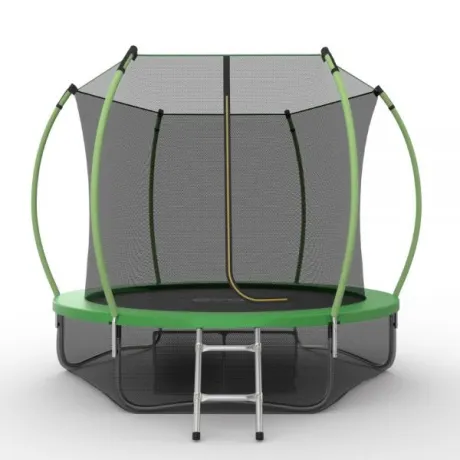 Батут с внутренней сеткой и лестницей EVO JUMP Internal 10ft (Green) + нижняя сеть