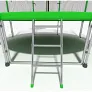 Батут i-Jump Basket 6ft green - Фото 7