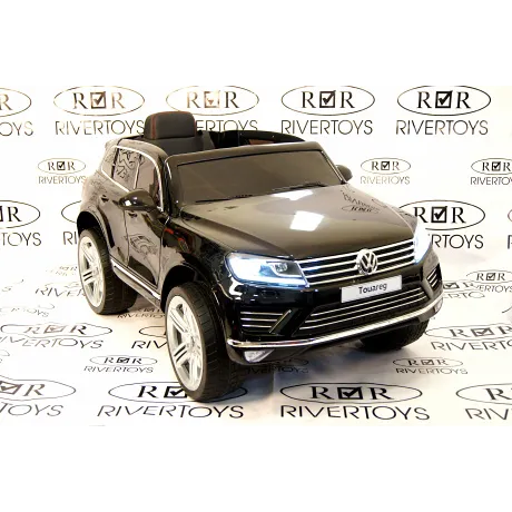 Электромобиль RiverToys VOLKSWAGEN TOUAREG Black - Фото 12