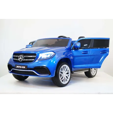 Электромобиль RiverToys Mercedes-Benz GLS63 4WD (синий глянцевый) - Фото 21