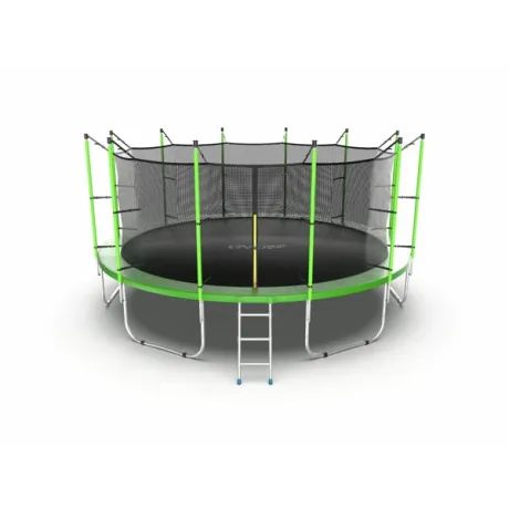 Батут с внутренней сеткой и лестницей EVO JUMP Internal 16ft (Green) - Фото 6