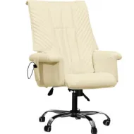Офисное массажное кресло EGO President EG1005 кремовый