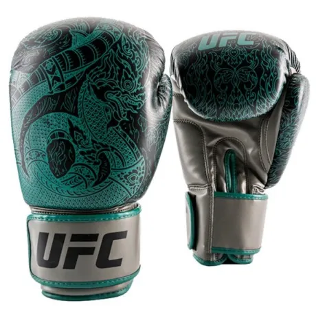 Перчатки для бокса UFC PRO Thai Naga Green,12 унций