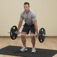 Гриф для становой тяги Body Solid (широкий параллельный хват)