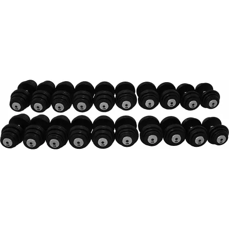 Гантельный ряд ZSO 27,5 кг - 50 кг (10 пар), шаг 2,5 кг, BASIC - Фото 3