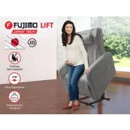 Кресло реклайнер с подъемом FUJIMO LIFT Compact F3005 FLWK Грейси (Sakura 9)