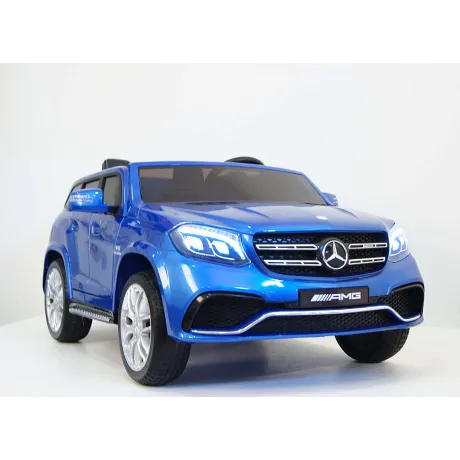 Электромобиль RiverToys Mercedes-Benz GLS63 4WD (синий глянцевый) - Фото 12