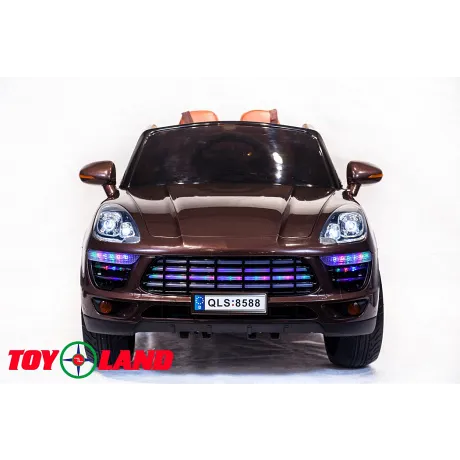 Электромобиль ToyLand Porsche Macan QLS 8588 коричневый - Фото 2