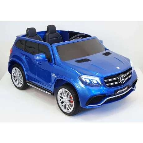 Электромобиль RiverToys Mercedes-Benz GLS63 4WD (синий глянцевый) - Фото 13