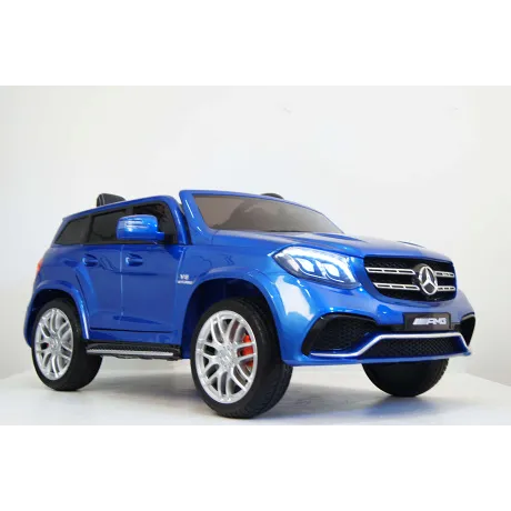 Электромобиль RiverToys Mercedes-Benz GLS63 4WD (синий глянцевый) - Фото 14