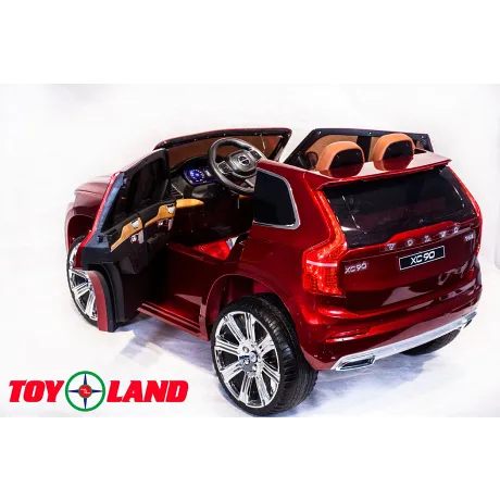 Электромобиль ToyLand Volvo XC90 красный - Фото 5