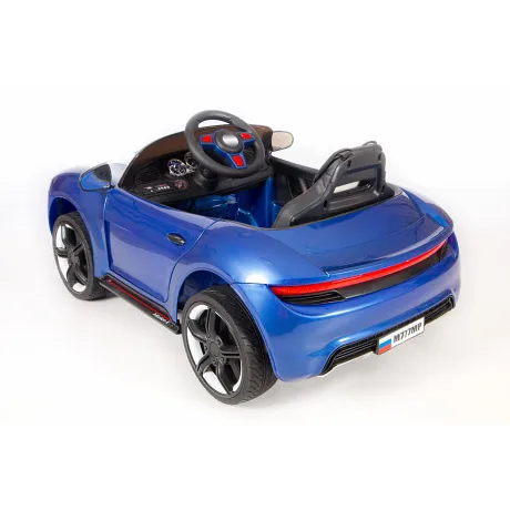 Электромобиль Barty Porsche Sport М777МР синий - Фото 7