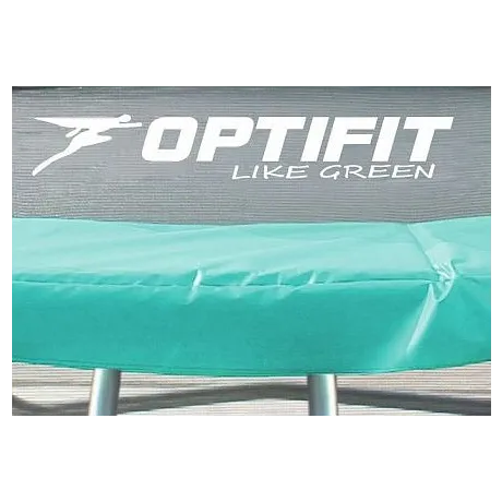 Батут Optifit Like Green 14ft с зеленой крышей - Фото 4