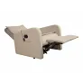 Массажное кресло реклайнер с механическим приводом FUJIMO COMFORT CHAIR F3005 FMF Ваниль (Sakura 4) - Фото 10