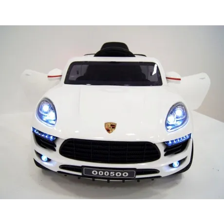 Электромобиль RiverToys Porsche Macan O005OO VIP (белый) - Фото 3