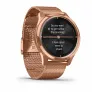 Смарт-часы Garmin VIVOMOVE LUXE розовое золото PVD 18K с ремешком "миланская петля" - Фото 8