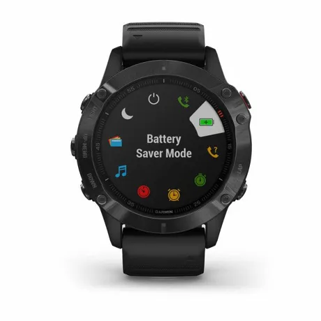 Часы Garmin FENIX 6 Pro черный с черным ремешком - Фото 7