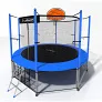 Батут i-Jump Basket 8ft blue - Фото 5