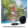 Батут с защитной сеткой PERFETTO SPORT ACTIVITY 14 диаметр 4,3 м зелёный - Фото 13