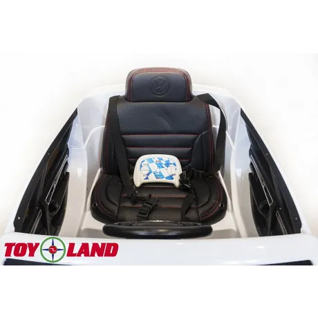 Детский электромобиль ToyLand Volkswagen Touareg белый - Фото 4