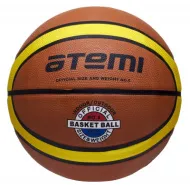 Мяч баскетбольный Atemi, р. 5, резина, 12 панелей, BB16, окруж 68-71, клееный