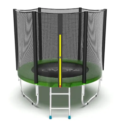Батут с внешней сеткой и лестницей EVO Jump External 6ft (Green)
