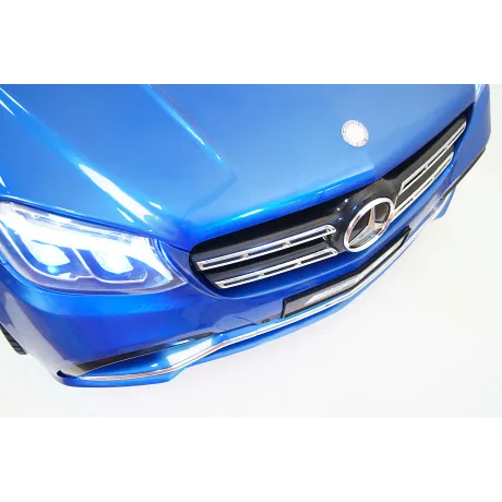 Электромобиль RiverToys Mercedes-Benz GLS63 4WD (синий глянцевый) - Фото 33
